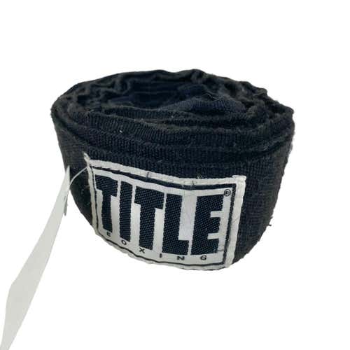 Used Title Boxing Black Hand Wraps Set Of 2