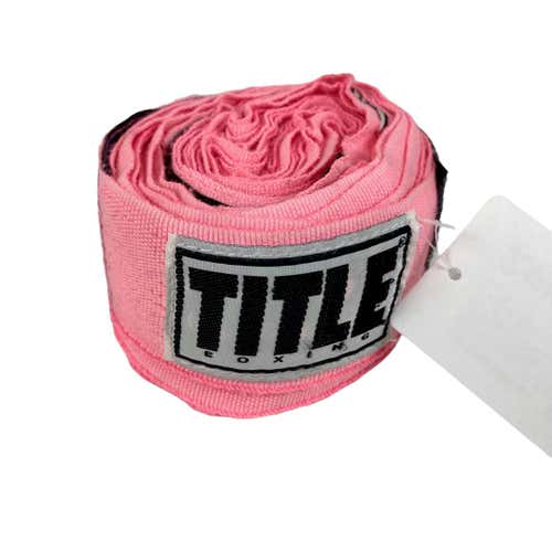 Used Title Boxing Pink Hand Wraps Set Of 2