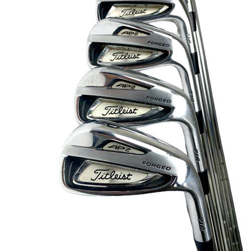 Used Titleist Ap2 714 Forged Men's Right Iron Set 4i-pw Stiff Flex Steel Shaft