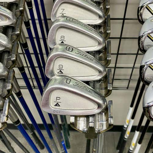 Used Titleist Dci Men's Right Iron Set 3i-pw Stiff Flex Steel Shaft