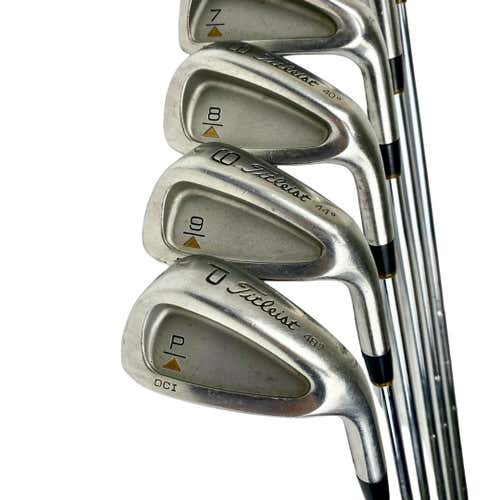 Used Titleist Dci Men's Right Iron Set 5i-pw Stiff Flex Steel Shaft