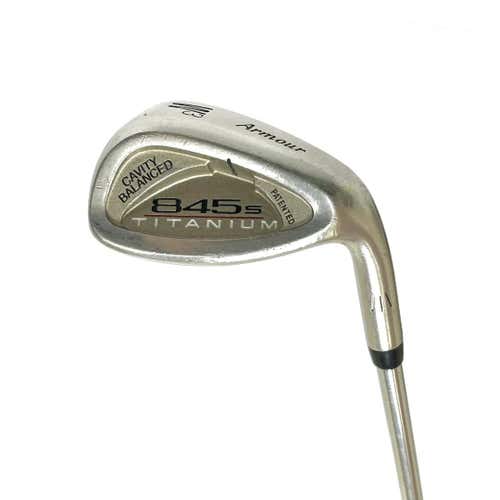 Used Tommy Armour 845s Titanium Men's Right Gap Wedge Stiff Flex Steel Shaft