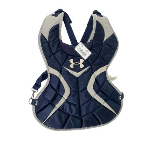 Used Under Armour Uacp2-jrvs Navy Blue Catcher's Chest Protector Junior