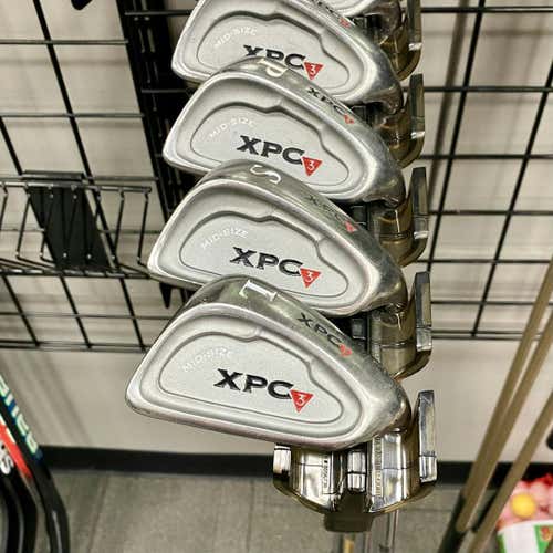 Used Xpc3 Midsize Men's Right Iron Set 3i-lw Stiff Flex Steel Shaft