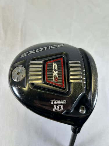 Used Tour Edge Exotics Ex9 10.0 Degree Stiff Flex Graphite Shaft Drivers