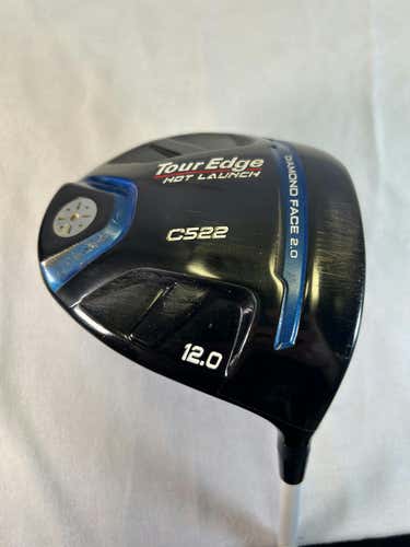 Used Tour Edge Hot Launch C522 12.0 Degree Regular Flex Graphite Shaft Drivers