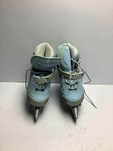 Used Ll Bean Adjustable Ice Skates Soft Boot Skates