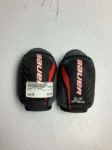 Used Bauer Lil Sport Sm Hockey Elbow Pads