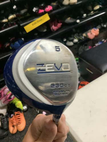 Used Zevo Titanium Wood 5 Wood Ladies Flex Graphite Shaft Fairway Woods