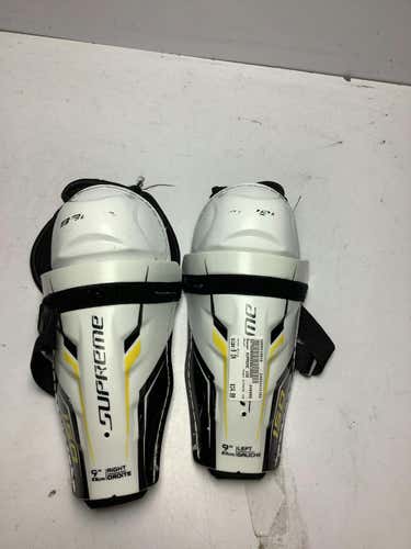 Used Bauer Supreme 150 9" Hockey Shin Guards