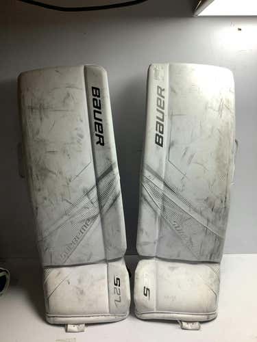 Used Bauer Supreme S27 Lg Goalie Leg Pads