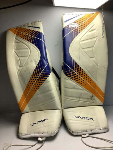 Used Bauer Vapor 1x Od1n Sm Goalie Leg Pads