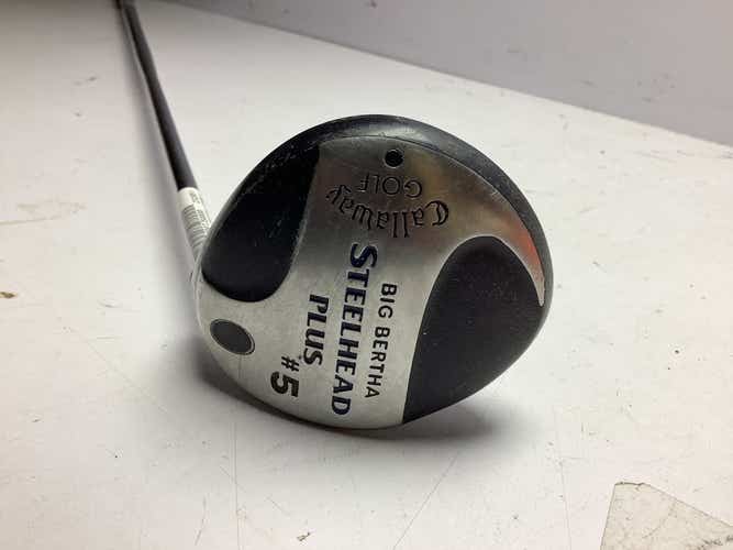 Used Callaway Big Bertha Steelhead Plus 5 Wood Uniflex Steel Shaft Fairway Woods