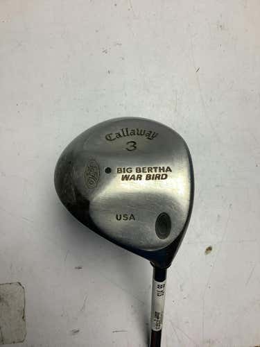 Used Callaway Big Bertha War Bird 3 Wood Graphite Fairway Woods