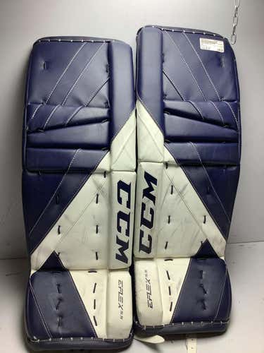 Used Ccm Eflex 5.5 28" Plus 1" Goalie Leg Pads