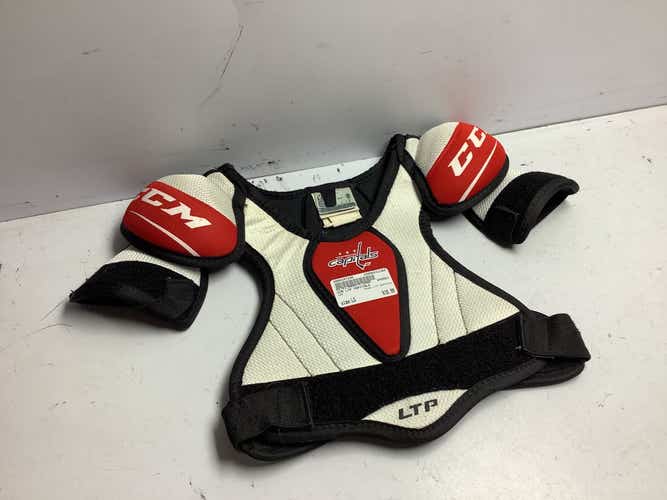 Used Ccm Ltp Capitals Lg Hockey Shoulder Pads