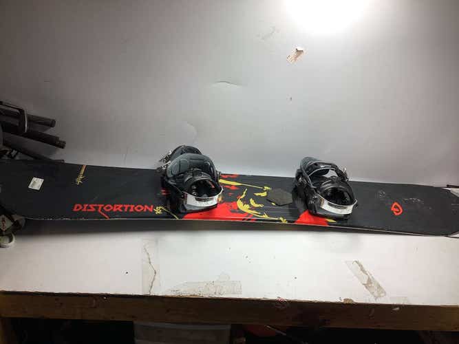 Used Lamar Distortion 163 Cm Men's Snowboard Combo