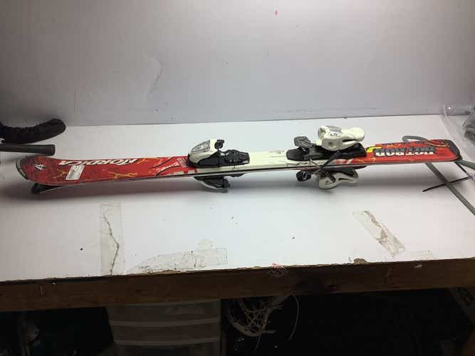 Used Nordica Hot Rod J 110 Cm Boys' Downhill Ski Combo