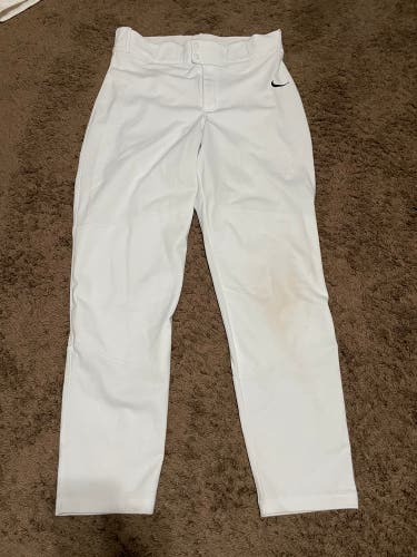 Nike Baseball Pants White Men's Large Used