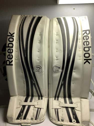 Used Reebok 18k 33" Plus 1" Goalie Leg Pads