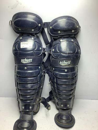 Used Schutt Leg Guards Junior Catcher's Equipment