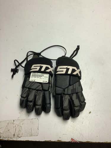 Used Stx Stallion 75 Xs Junior Lacrosse Gloves