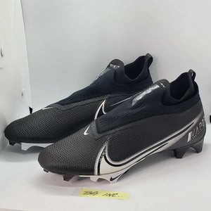 Nike Vapor Edge Elite 360 Flyknit Black Football Cleats Size 12.5 / CV6282-009