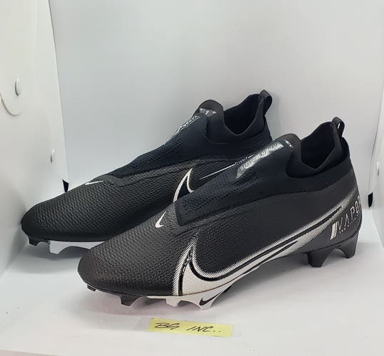 Nike Vapor Edge Elite 360 Flyknit Black Football Cleats Size 12.5 / CV6282-009