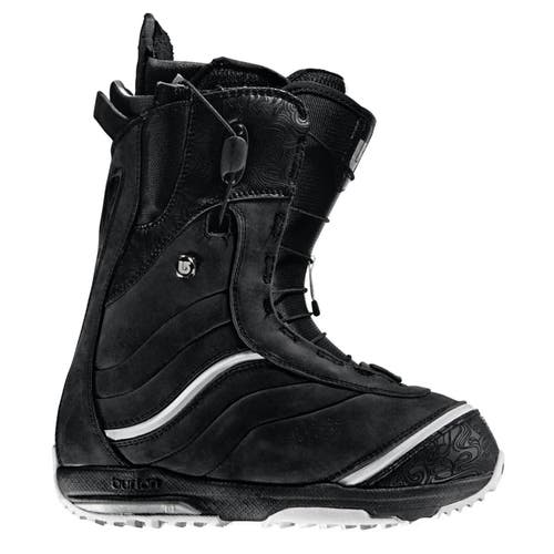 NEW $295 Burton Q Womens Snowboard Boots! Black  Size 5 Euro 35