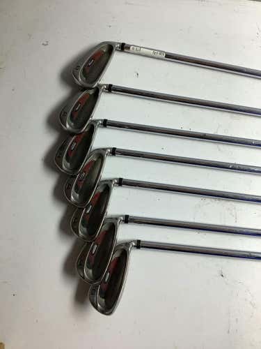 Used Wilson Deep Red Ii 4i-pw Stiff Flex Steel Shaft Iron Sets