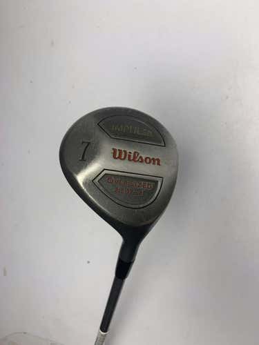 Used Wilson Impulse Oversized 7 Wood Graphite Stiff Golf Fairway Woods