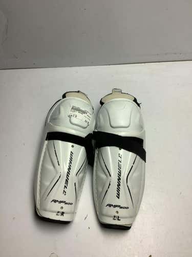 Used Winnwell Amp500 9" Hockey Shin Guards