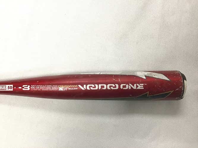 Used Demarini Voodoo One 2019 33" -3 Drop High School Bats