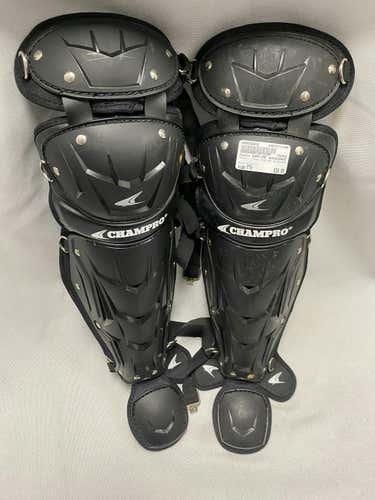 Used Easton Gametime Shinguards Youth Catcher's Equipment