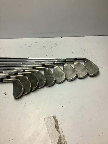 Used Taylormade Rbz Rocketballz +1 Inch 3i-pw Regular Flex Steel Shaft Iron Sets