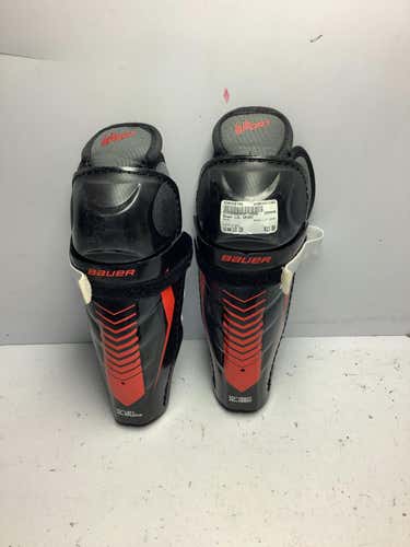 Used Bauer Lil Sport 10" Hockey Shin Guards