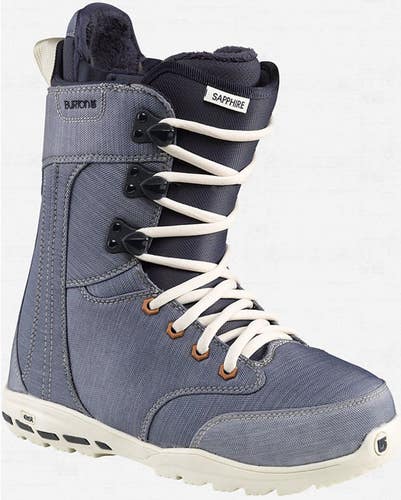 NEW Burton Restricted Sapphire Snowboard Boots!  5.5 Euro 36  Denim Blue