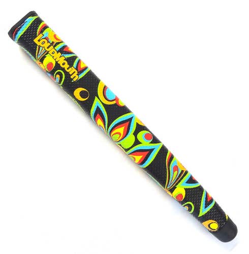 NEW Loudmouth Shagadelic Black Jumbo Putter Grip with Ballmarker