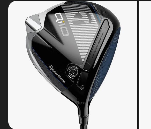 New Men's TaylorMade Right Handed Stiff Flex 10.5 Loft Qi10 Driver