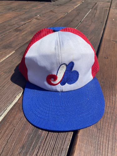 Vintage Montreal Expos Trucker Hat