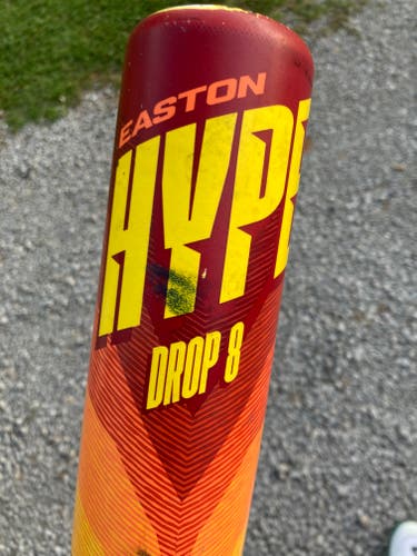 Used 2023 Easton Hype Fire USSSA Certified Bat (-8) Composite 21 oz 29"