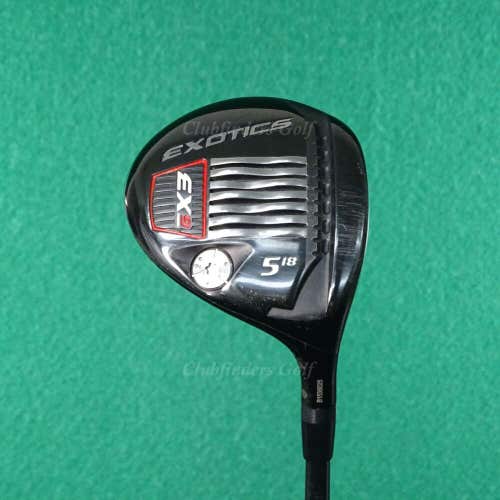 Tour Edge Exotics EX9 18° 5 Fairway Wood Bassara E42 Graphite Regular W/Hc