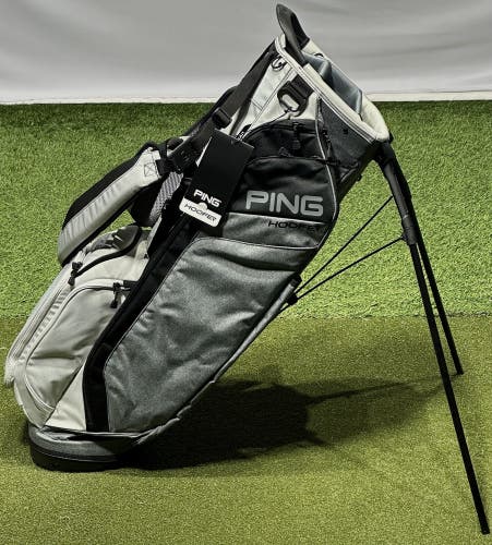 PING Hoofer 231 Carry Stand 5-Way Golf Bag Heather Grey/Platinum NEW #96353