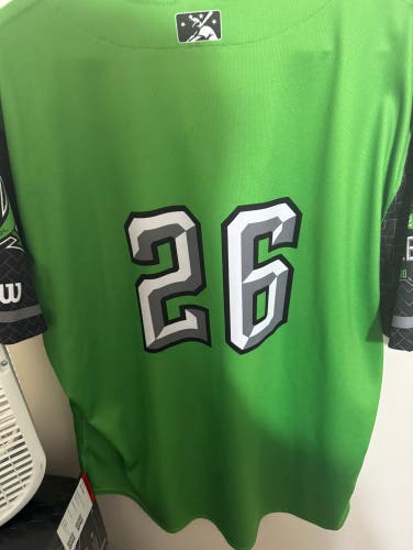 Team issued baseball jersey