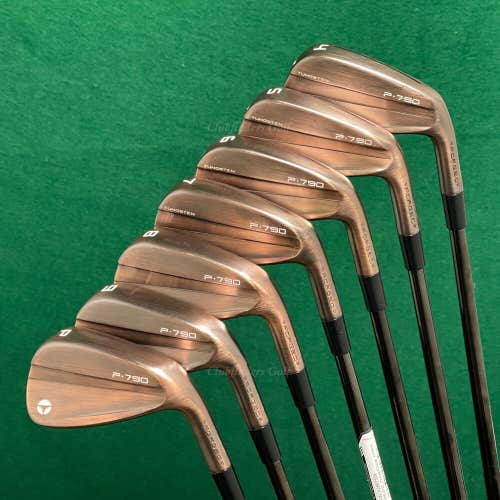 TaylorMade P-790 Aged Copper Forged 4-PW Iron Set DG S300 MID 115 Steel Stiff