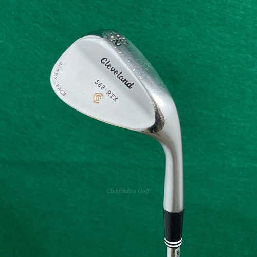 Cleveland 588 RTX Rotex Face Chrome 52-10 52° Gap Wedge Stepped Steel Wedge Flex