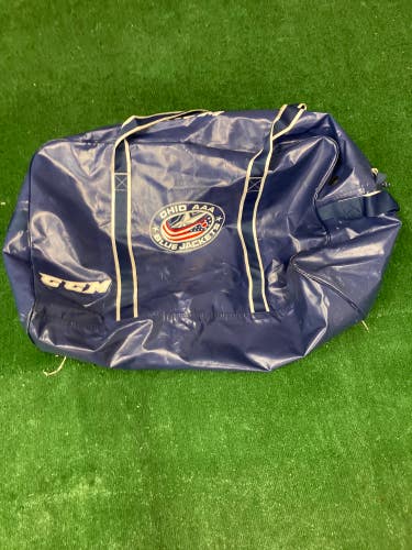 Used CCM Ohio AAA Blue Jackets  Bag