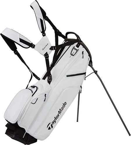 Taylor Made Flextech Crossover Stand Bag (White) 2023 NEW