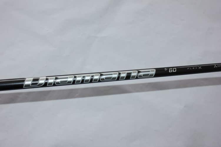 MITSUBISHI DIAMANA S+ 60 DRIVER SHAFT - EXTRA STIFF - TAYLORMADE TIP