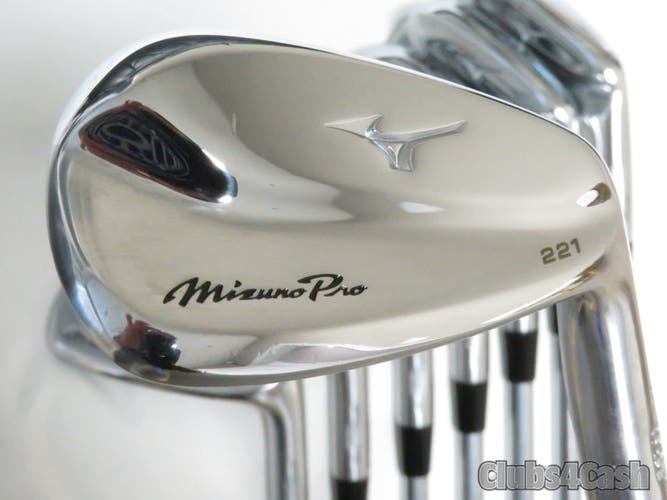 Mizuno PRO 221 Irons Forged Project X IO 6.0/120g Stiff Flex 3-P .. CLEAN